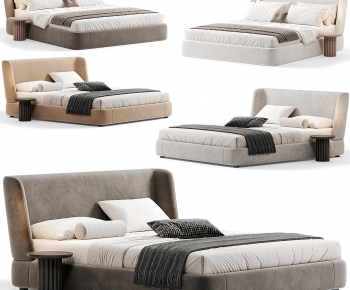 Modern Double Bed-ID:239303115