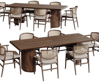 Modern Dining Table And Chairs-ID:490464937