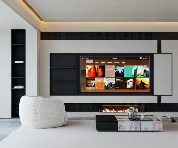 Modern A Living Room-ID:730519339