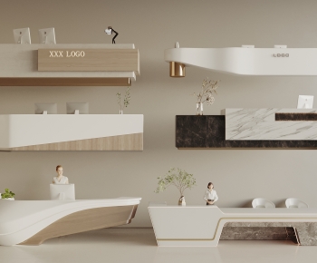 Modern Reception Desk-ID:461919366