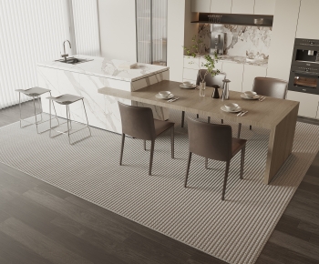Modern Dining Table And Chairs-ID:822879088