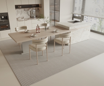 Modern Dining Table And Chairs-ID:878134018
