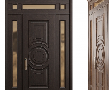 Simple European Style Entrance Door-ID:140846011