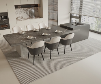 Modern Dining Table And Chairs-ID:102977049
