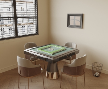 Modern Mahjong Tables And Chairs-ID:629188066