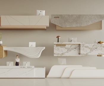 Modern Reception Desk-ID:453988082