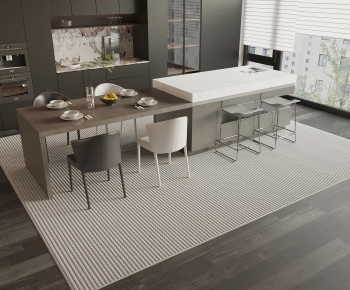 Modern Dining Table And Chairs-ID:666100036