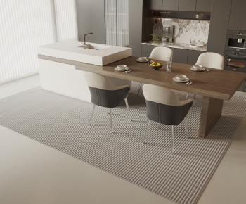 Modern Dining Table And Chairs-ID:137612108