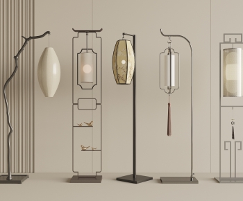 New Chinese Style Floor Lamp-ID:746414905
