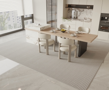 Modern Dining Table And Chairs-ID:322244885