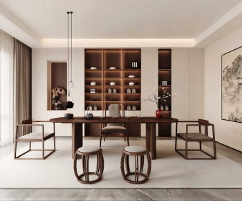 New Chinese Style Tea House-ID:241841085