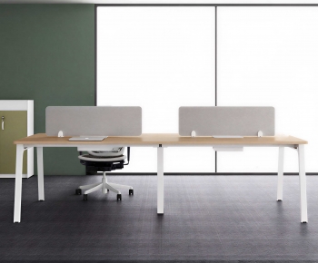 Modern Office Desk And Chair-ID:300560004