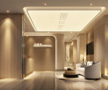 Modern Office Reception Desk-ID:125318059
