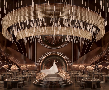 Modern Banquet Hall-ID:525178912