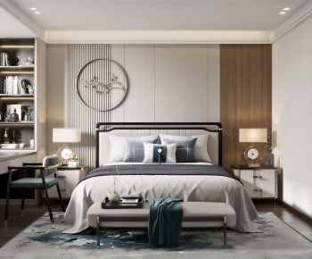 New Chinese Style Bedroom-ID:659938107