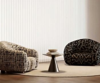 Modern Single Sofa-ID:757610892