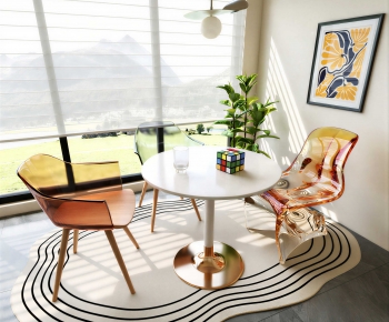 Modern Dining Table And Chairs-ID:213654996