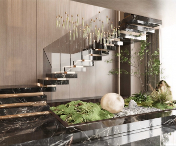 New Chinese Style Plant Landscaping-ID:132654915