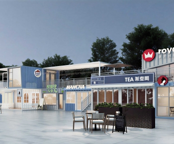 Modern Commercial Street-ID:427752029
