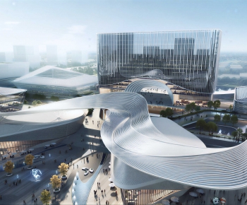 Modern Building Appearance-ID:932338957