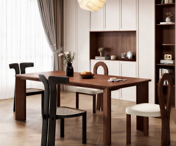 French Style Dining Table And Chairs-ID:503216037