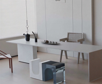 Modern Office Desk And Chair-ID:514432914