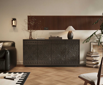 French Style Side Cabinet-ID:910481933