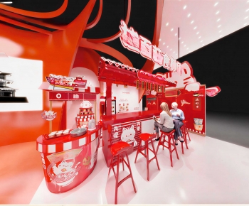Modern Exhibition Hall-ID:354827886