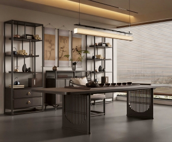 New Chinese Style Study Space-ID:223877916