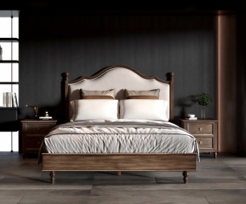 Modern Double Bed-ID:551599985