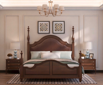 European Style Double Bed-ID:306308989