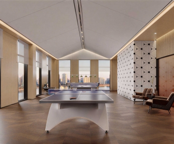 Modern Billiards Room-ID:628036985