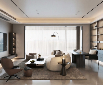 Modern A Living Room-ID:638124947