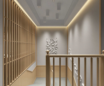 New Chinese Style Staircase-ID:767225983