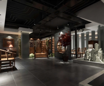 New Chinese Style Exhibition Hall-ID:665229082