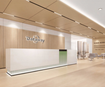 Modern Office Reception Desk-ID:516200072