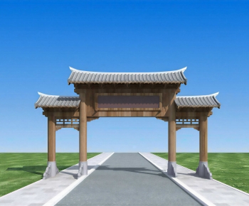 Chinese Style Ancient Architectural Buildings-ID:580657016