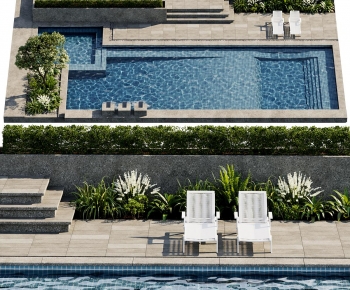 Modern Swimming Pool-ID:858609914