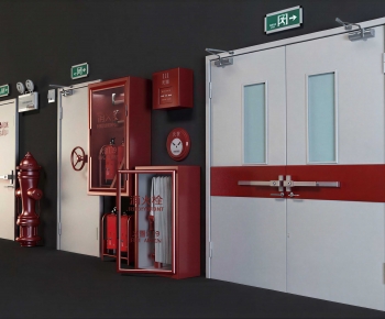 Modern Fire Door-ID:882467033