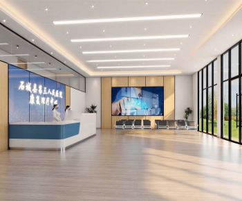 New Chinese Style Office Reception Desk-ID:158267027