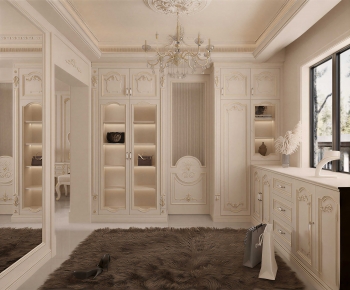 Simple European Style Clothes Storage Area-ID:224123006