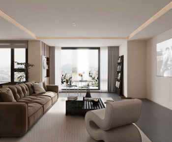 Wabi-sabi Style A Living Room-ID:152909997