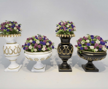 European Style Flower Bed, Flower Bowl, Flower Box-ID:429441935