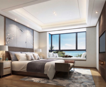 New Chinese Style Bedroom-ID:846431977