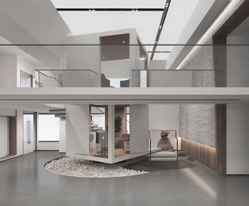 Modern Office Reception Desk-ID:967669966
