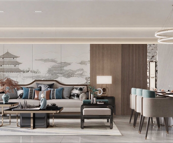 Modern A Living Room-ID:554739956