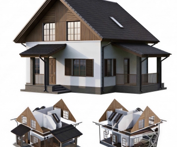 New Chinese Style Building Appearance-ID:876432907