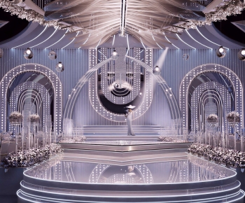 Modern Banquet Hall-ID:838227994