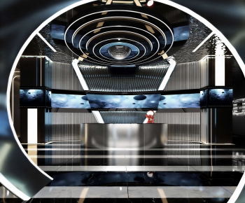 Modern Exhibition Hall-ID:876068128