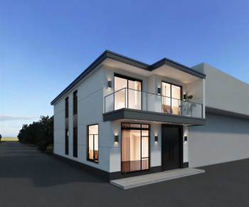Modern Villa Appearance-ID:628331908